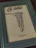 Al Dente | Pasta Illustration Print
