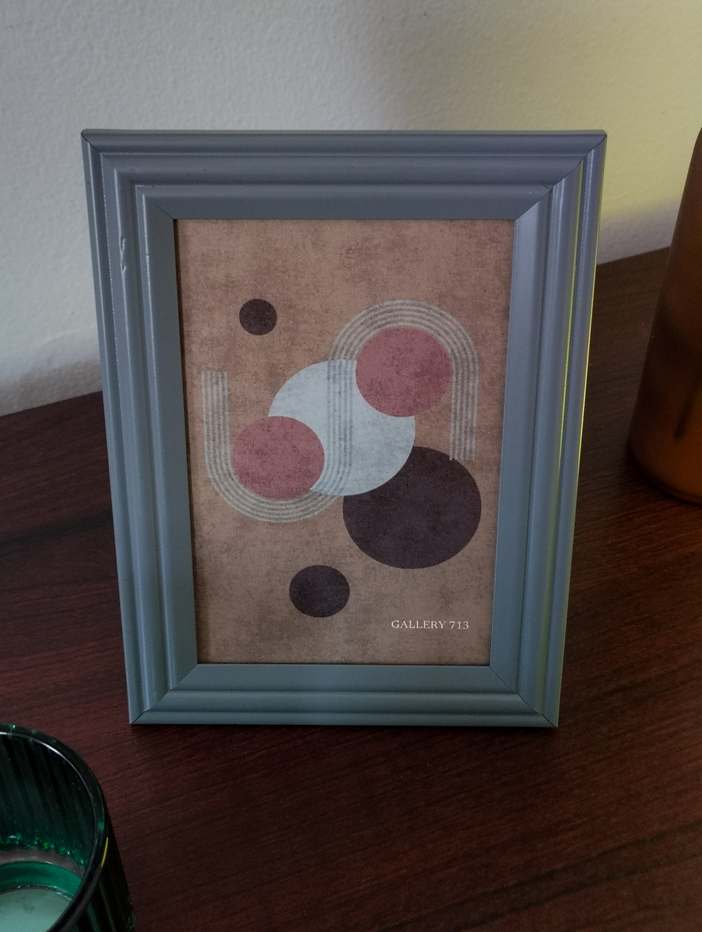 Abstract Circles and Waves | Contemporary Print