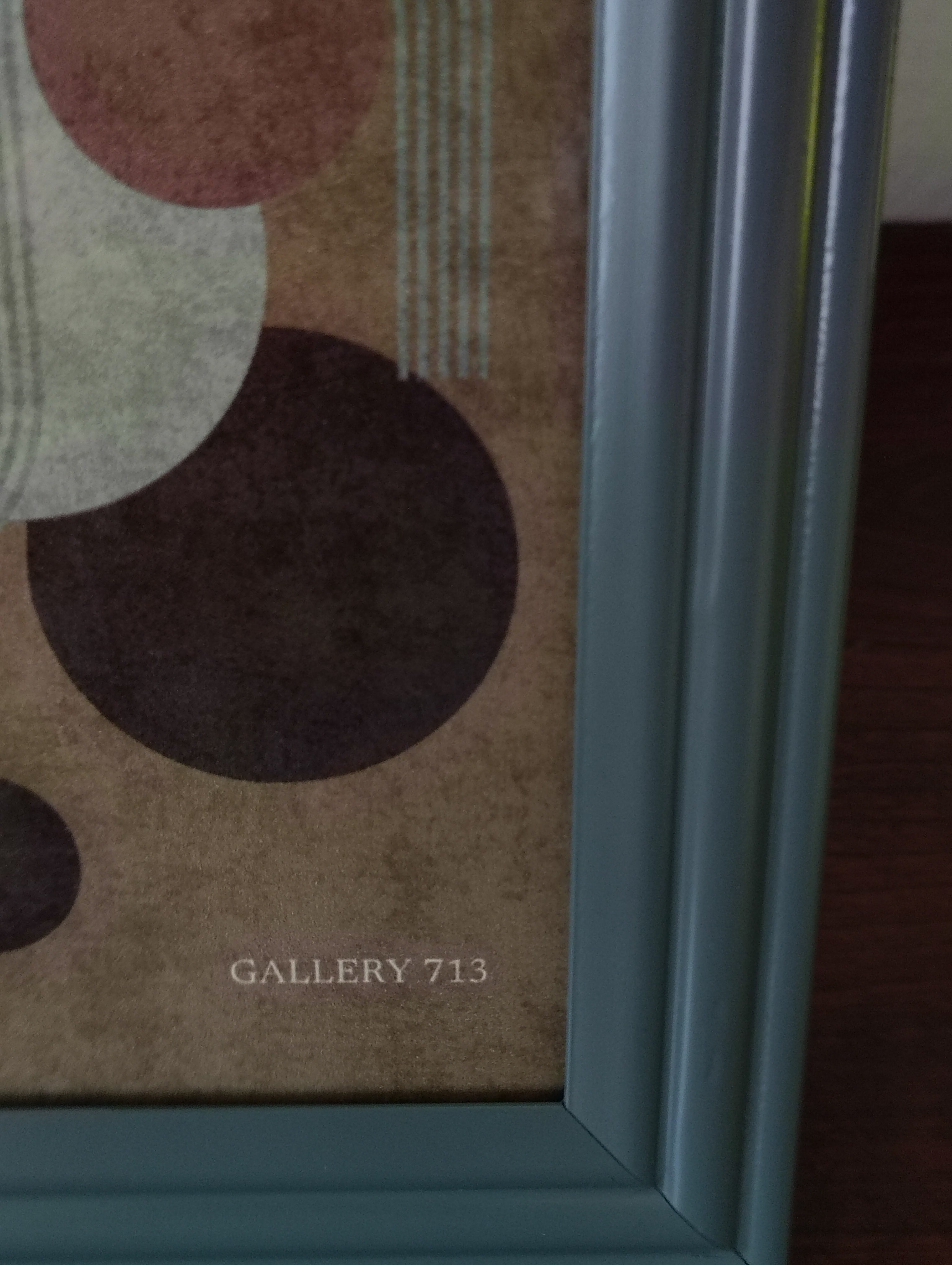 Abstract Circles and Waves | Contemporary Print