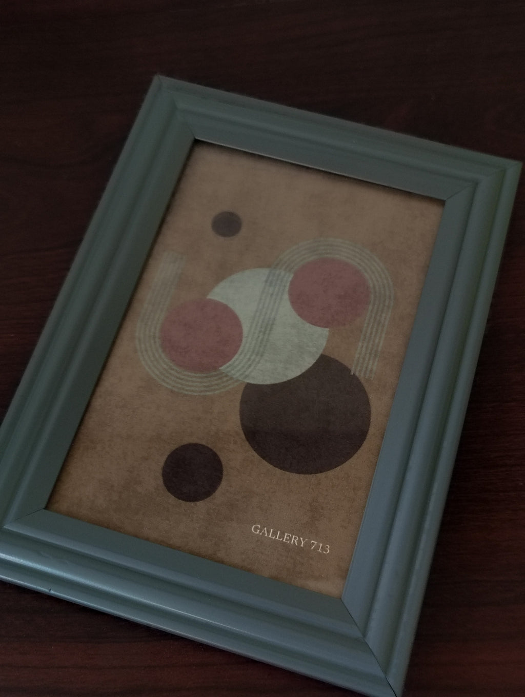 Abstract Circles and Waves | Contemporary Print