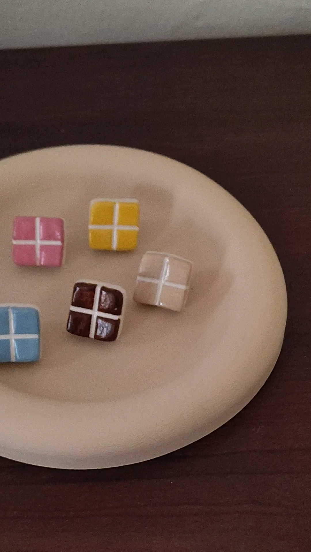 Sculpted Tile Clay Pin