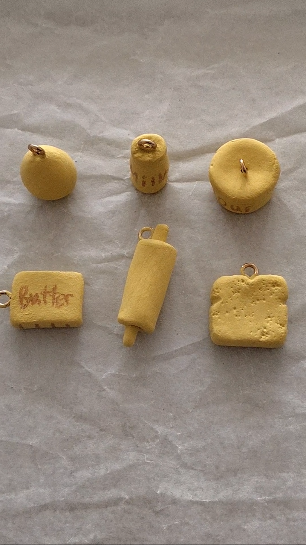 Bakery Clay Charm Set